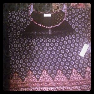 Bobbie Brooks pattern blouse